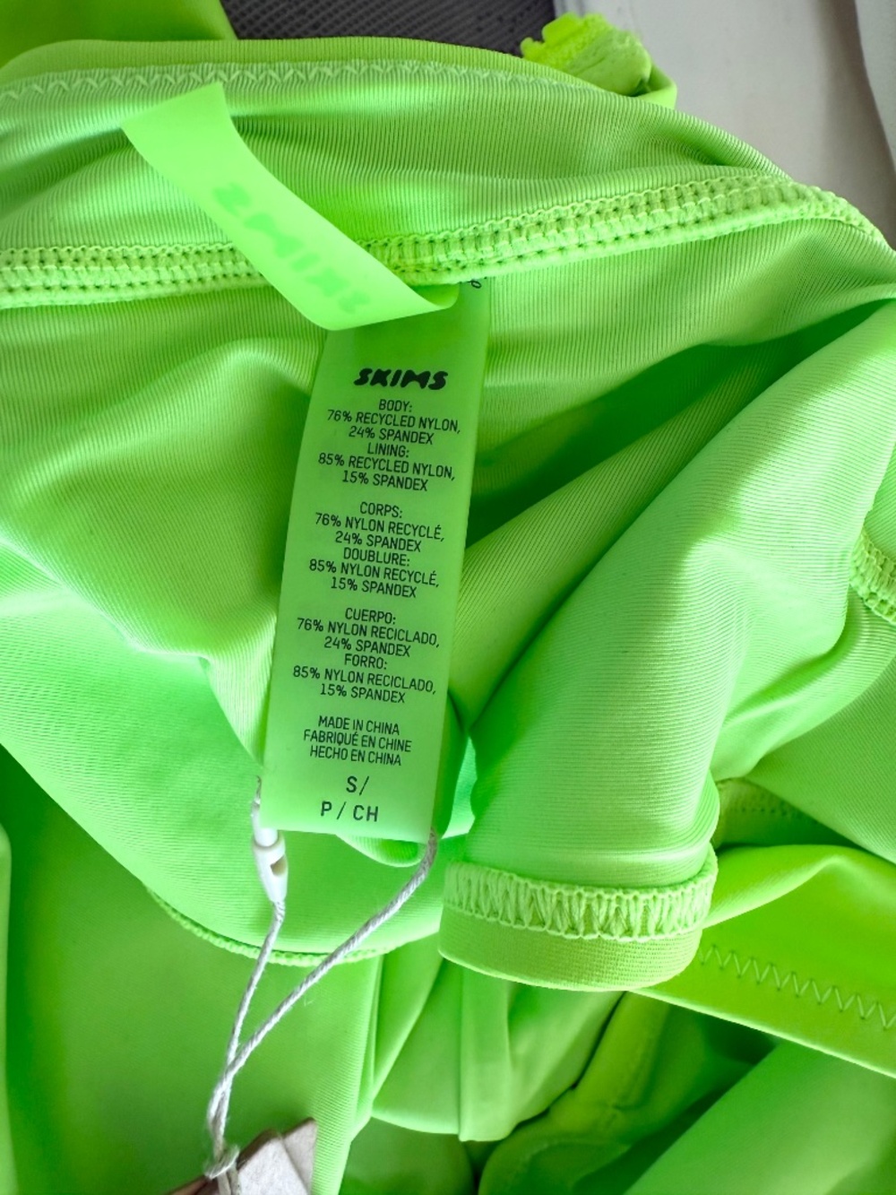 NWT, Lime ๐โ๐ฉ Skim Bodysuit - Picture 6 of 6